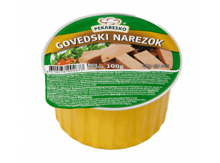 Говедски нарезок 100гр МК alu folija